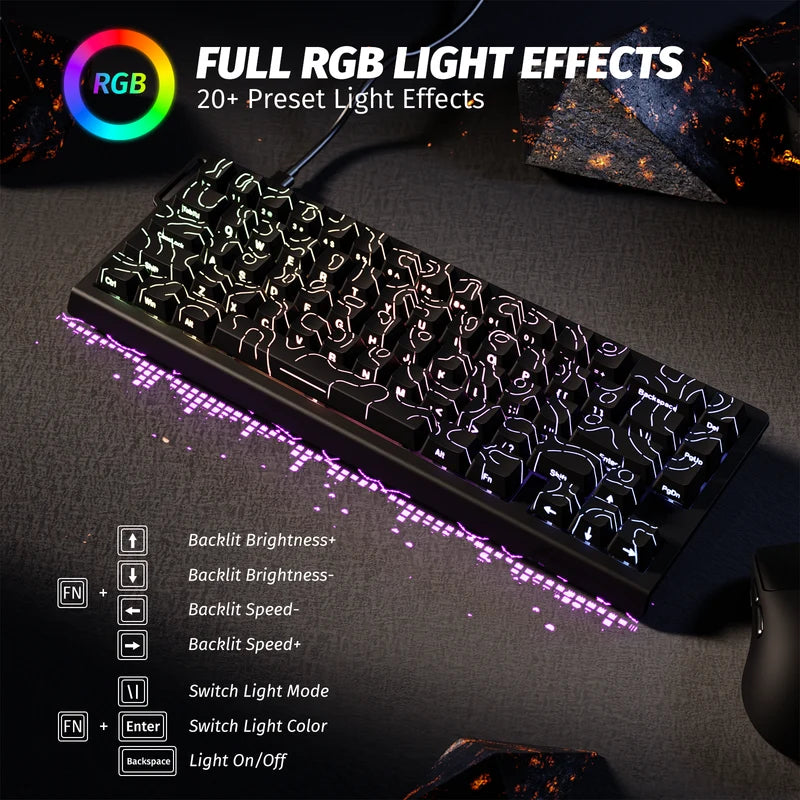NEXCONIC Rapid Trigger Keyboard Magnetic Switch Keyboard