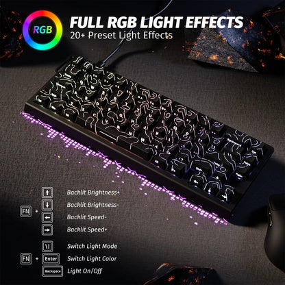 NEXCONIC Rapid Trigger Keyboard Magnetic Switch Keyboard