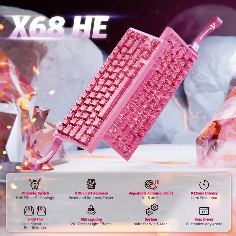 NEXCONIC Rapid Trigger Keyboard Magnetic Switch Keyboard