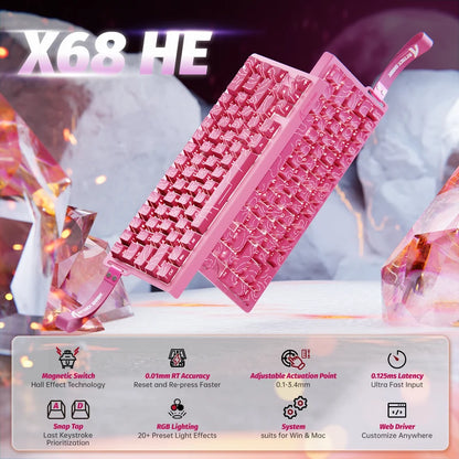 NEXCONIC Rapid Trigger Keyboard Magnetic Switch Keyboard