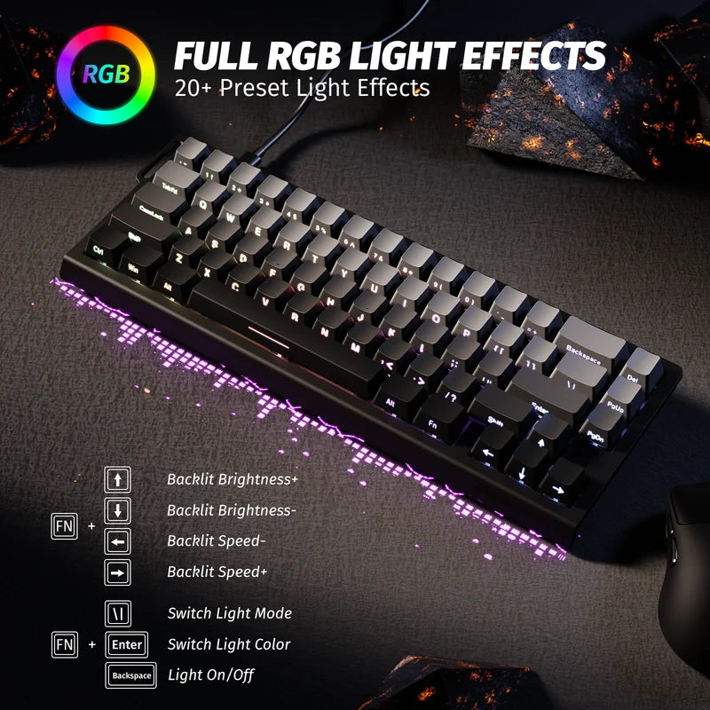 NEXCONIC Rapid Trigger Keyboard Magnetic Switch Keyboard