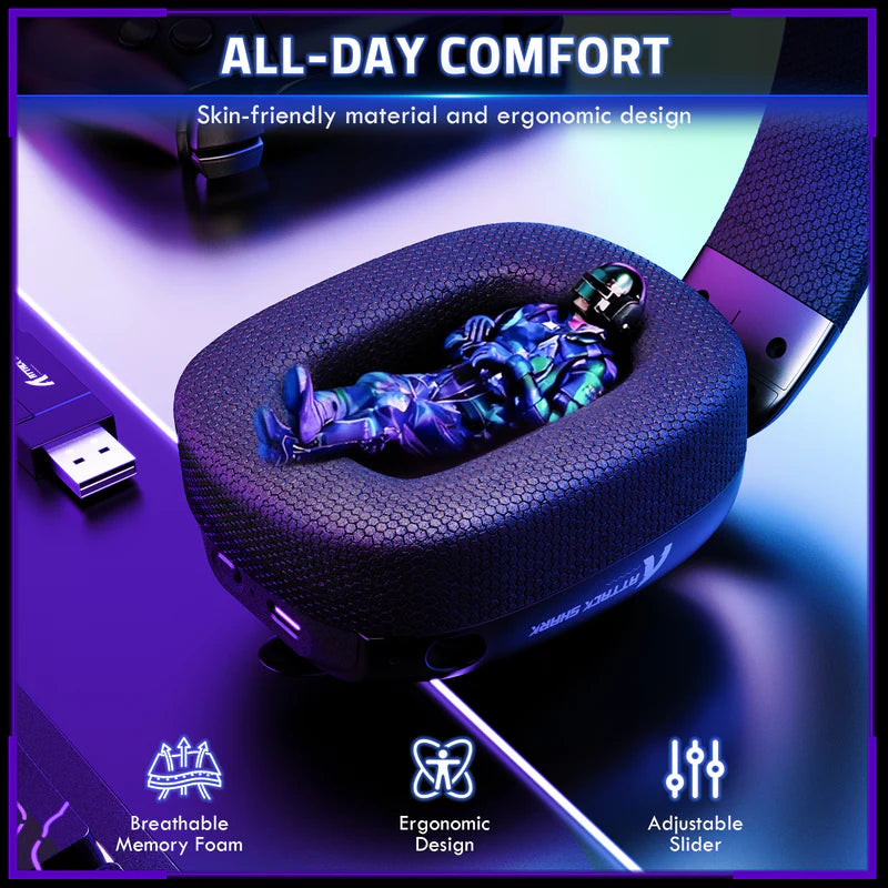 Original NEXONIC L80 Pro Headset Tri-mode Lightweight Wireless Gaming Headset for PC/PS/XBOX
