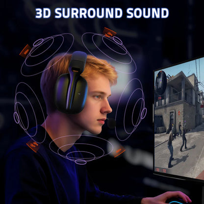Original NEXONIC L80 Pro Headset Tri-mode Lightweight Wireless Gaming Headset for PC/PS/XBOX