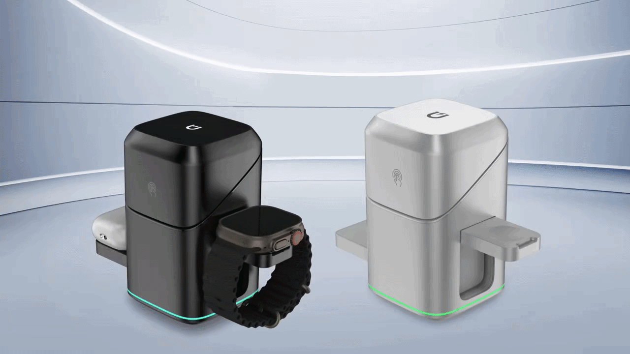 NEXONIC SyncDock 3 in 1 Wireless Fast Charger