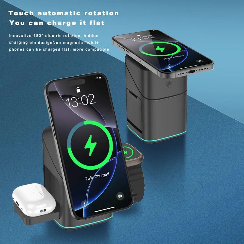 NEXONIC SyncDock 3 in 1 Wireless Fast Charger